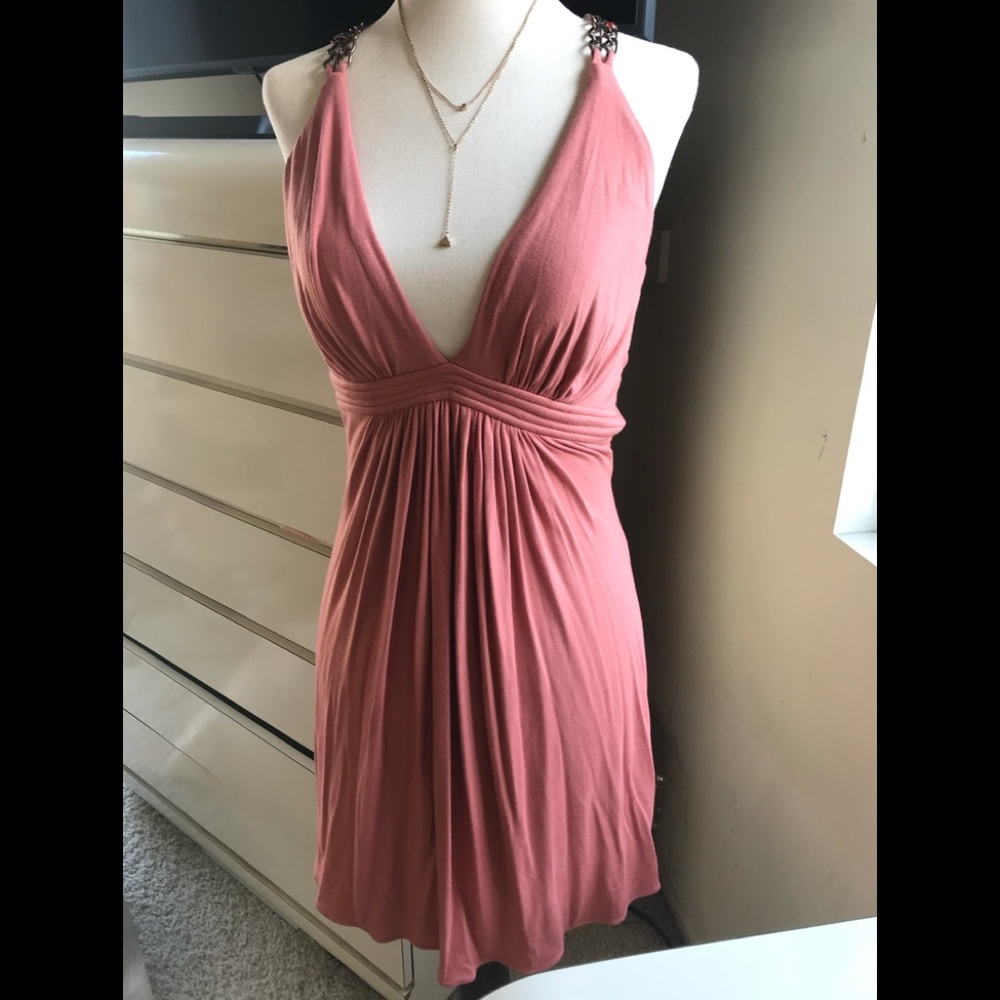 Sky Halter Mini Dress